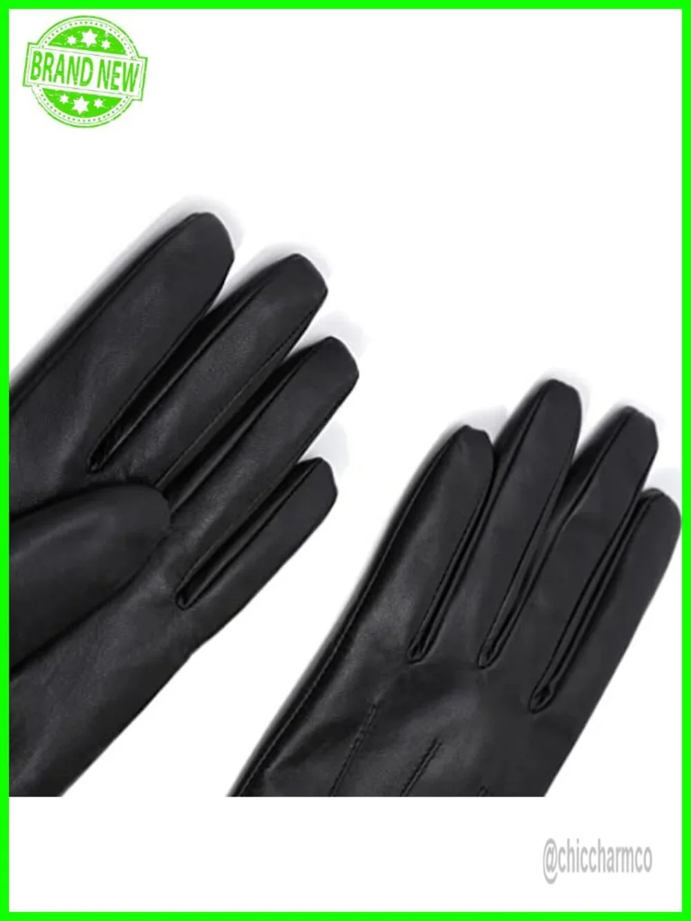 Women's Genuine Sheepskin Leather Touchscreen Winter Gloves